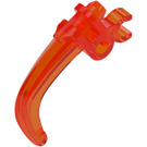 LEGO Orange Rougeâtre Néon Transparent Griffe avec Clip (30945 / 92220)