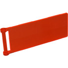 LEGO Transparent Neonrödaktig Orange Flagga 7 x 3 med Bar Handtag (30292 / 72154)