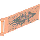 LEGO Flag 7 x 3 with Rod with Merlok Hologram (24462)