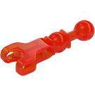 LEGO Transparent Neon Reddish Orange Medium Ball Joint with Ball Socket and Beam (90608)