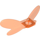 LEGO Transparant Neon Roodachtig Oranje Minifigure Wings (10183 / 40526)