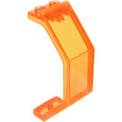 LEGO Transparant Neon Roodachtig Oranje Paneel 3 x 2 x 6 Angled (2466 / 30226)