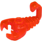 LEGO Transparent Neon Reddish Orange Scorpion (28839 / 30169)