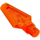 LEGO Transparentes Neonrot-Orange Speer Kopf Tip (27257)
