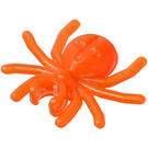 LEGO Transparant Neon Roodachtig Oranje Spin met Klem (30238)