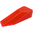 LEGO Transparentes Neonrot-Orange Windschutzscheibe 10 x 4 x 2.3 (2507 / 30058)