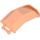 LEGO Transparent Neon Reddish Orange Windscreen 4 x 4 x 4.3 with Handle (11289 / 63791)