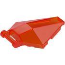 LEGO Transparent Neon Reddish Orange Windscreen 4 x 5 with Handle (27262 / 35043)