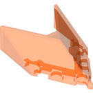 LEGO Transparentes Neonrot-Orange Windschutzscheibe 6 x 4 x 1.3 mit Punkt (22483 / 35372)