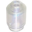 LEGO Transparenter Opal Stein 1 x 1 Rund mit offener Noppe (3062 / 35390)