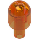 LEGO Transparentes Orange Stange 1 mit Lichtabdeckung (29380 / 58176)