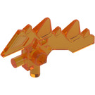 LEGO Transparentes Orange Klinge mit Stacheln (23861 / 28683)