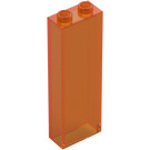 LEGO Transparant oranje Steen 1 x 2 x 5 (2454 / 35274)