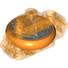 LEGO Orange transparent Chima Spinning Roue Mechanism (15336)