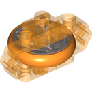 LEGO Gennemsigtig orange Chima Spinning Hjul Mechanism (15336)