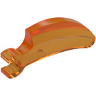 LEGO Orange Transparent Griffe avec Clip (16770 / 30936)