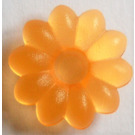 LEGO Transparent Orange Clikits 2 x 2 Flower with 10 Petals with Hole (45458 / 46283)
