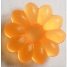 LEGO Orange Transparent Clikits 2 x 2 Fleur avec 10 Pétales avec Trou (45458 / 46283)