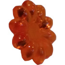 LEGO Transparent Orange Clikits Daisy Small with 10 Petals (45456 / 46282)