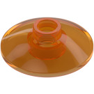 LEGO Transparent Orange Dish 2 x 2 (4740 / 30063)