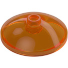 LEGO Transparent Orange Dish 3 x 3 (35268 / 43898)