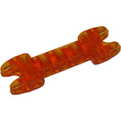 LEGO Transparent Orange Double Ball Joint Connector (50898)