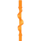 LEGO Orange Transparent Power Burst Rod avec Spirale Ridge