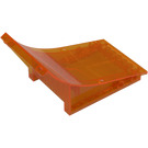 LEGO Transparant Orange Ramp Sektion - Upwards (77822)