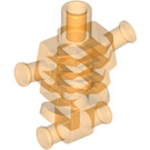 LEGO Transparentes Orange Skelett Torso Dick Ribs (29980 / 93060)