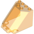 LEGO Orange transparent Pare-brise 4 x 5 x 3 (30251 / 35169)
