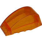 LEGO Transparent Orange Windscreen 4 x 6 x 2 (41883)