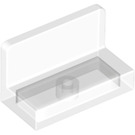 LEGO Transparent Panel 1 x 2 x 1 with Rounded Corners (15714 / 35293)
