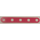 LEGO Transparent Pink Clikits Film Strip 2 x 14 (46869)