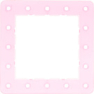 LEGO Transparentes Pink Clikits Rahmen, Platz mit 16 Löcher (45495)