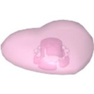 LEGO Transparent Pink Clikits Heart (45449)