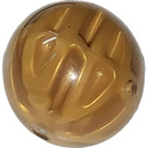 LEGO Gjennomsiktig Plast Ball med Gold Inner Ball (92534)