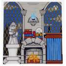 LEGO Läpinäkyvä Muovi Lenticular Tausta jossa Ravenclaw Common Room (104683)