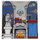 LEGO Transparent Kunststoff Lenticular Backdrop mit Ravenclaw Common Room (104683)