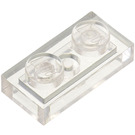 LEGO Transparent Platta 1 x 2 (3023 / 28653)