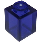 LEGO Violet transparent Brique 1 x 1 (3005 / 30071)