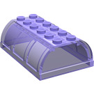 LEGO Transparent Purple Container 4 x 6 Lid  (4238 / 33341)