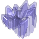 LEGO Violet transparent Crystal avec Épingle 3 x 5 x 4 (25534)