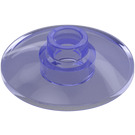 LEGO Transparent Purple Dish 2 x 2 (4740 / 30063)