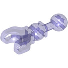 LEGO Transparent Purple Double Ball Joint with Ball Socket (90609)