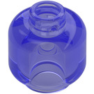 LEGO Transparent Purple Minifigure Head (Safety Stud) (3626 / 88475)