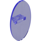 LEGO Transparent Purple Oval Shield (30947 / 92747)