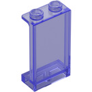 LEGO Viola trasparente Pannello 1 x 2 x 3 con supporti laterali - bottoncini cavi (35340 / 87544)