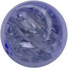 LEGO Transparent Purple Plastic Ball with Transparent Inner Ball (92534)