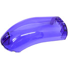 LEGO Transparent Purple Windscreen 16 x 8 x 5 Curved with 3 Pin Holes (16477)