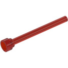 LEGO Transparent Red Antenna 1 x 4 with Rounded Top (3957 / 30064)